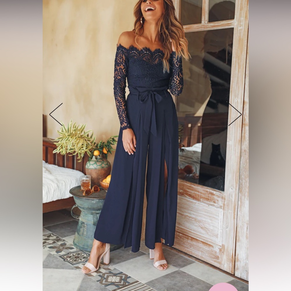 Navy Blue Jumpsuit